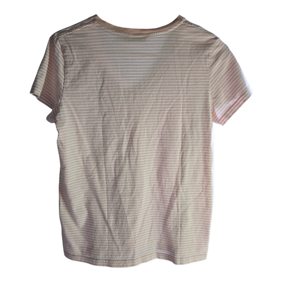 Polo by Ralph Lauren Pink Striped Short Sleeve Tee - Picture 2 of 2